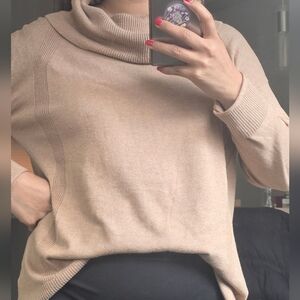 Petite Cowl Neck Sweater Size S